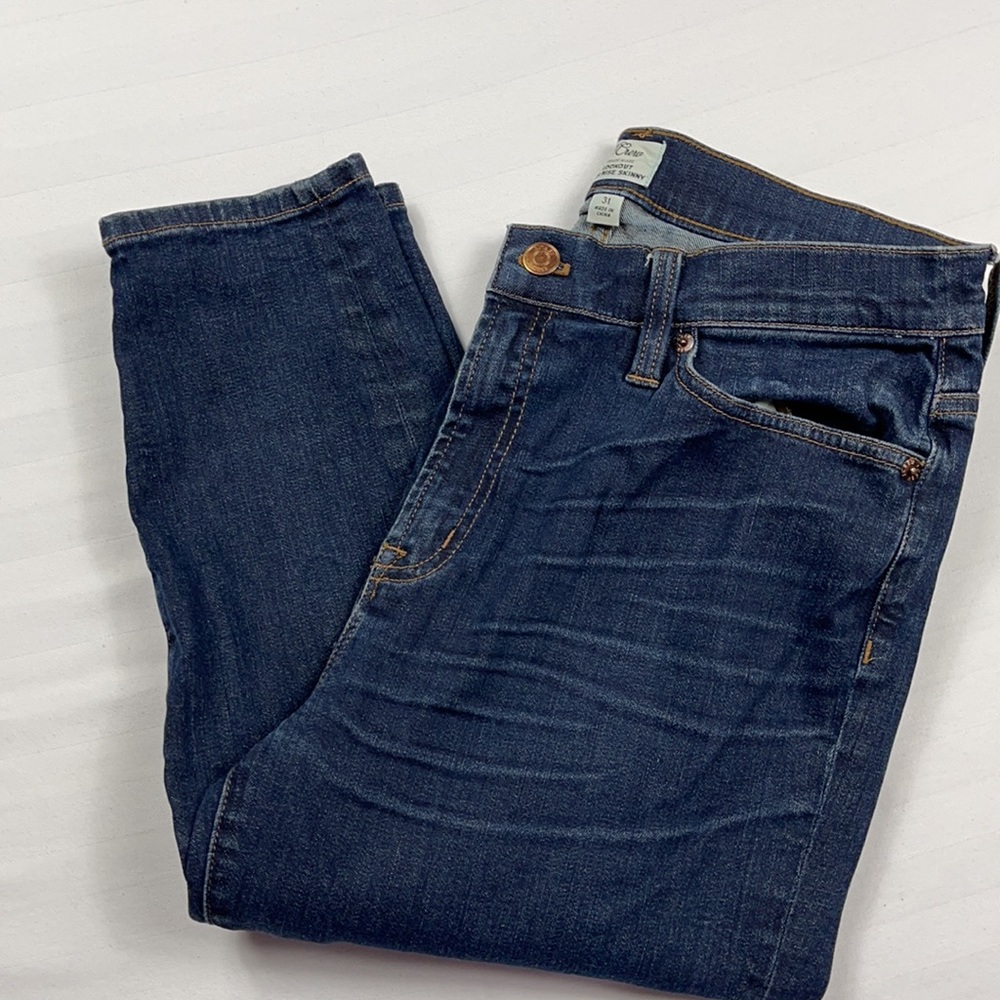 J. Crew High-Rise Dark Wash Jeans